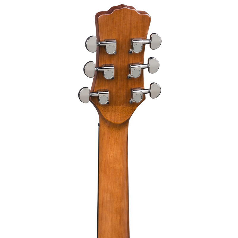 Luna Gypsy Quilt Ash A/E A/E Gloss Natural Guitarra electroacústica