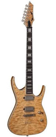 Dean Guitars Exile Select Quilt Top Satin Natural