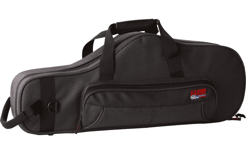 GATOR Funda semi-rígida para Saxo Tenor - Gris/Negro