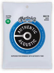 CUERDAS MARTIN ACÚSTICA AUTHENTIC SP 80/20 BRONZE 10-47