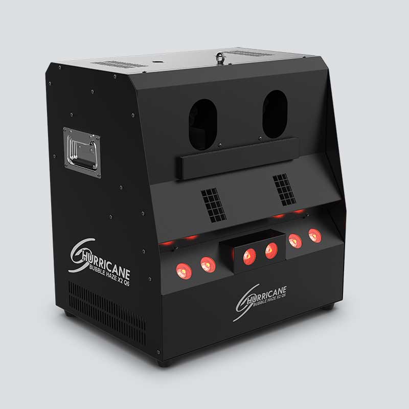 Chauvet DJ Hurricane Bubble Haze X2 Q6 Effects Machine