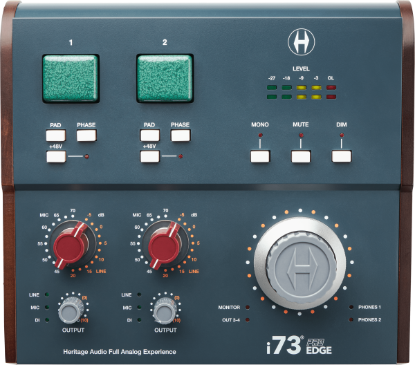 HERITAGE AUDIO i73 PRO EDGE USB C INTERFACE WITH F