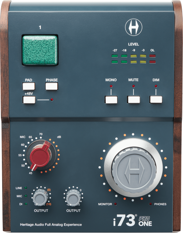 HERITAGE AUDIO i73 PRO ONE USB C INTERFACE WITH FU