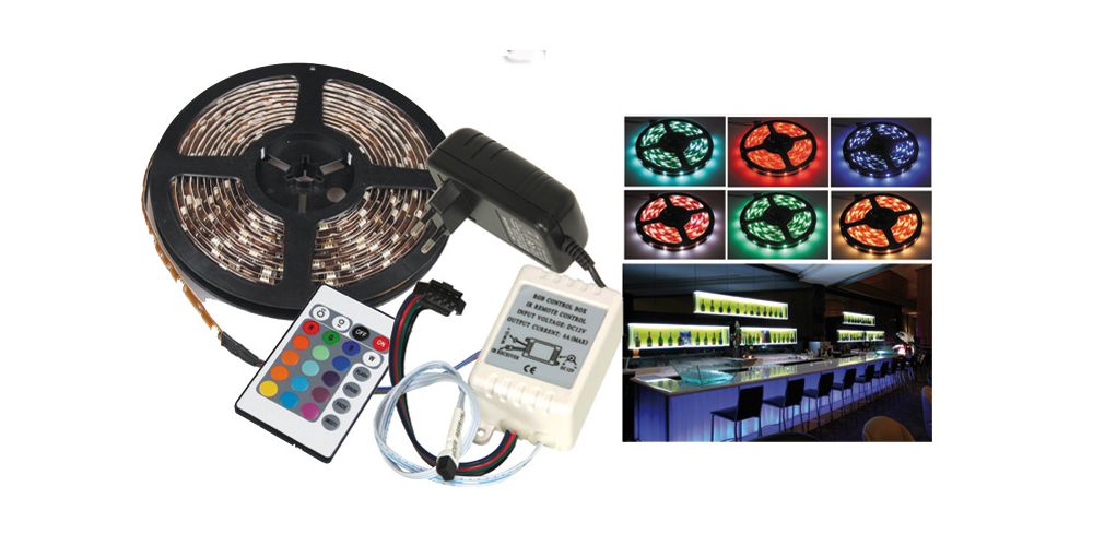IBIZA LIGHT LLS500RGB-PACK LED STRIPE 500CM 30-LED