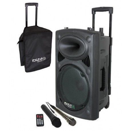IBIZA SOUND PORT8UHF-BT 8'' PORTABLE KARAOKE SET