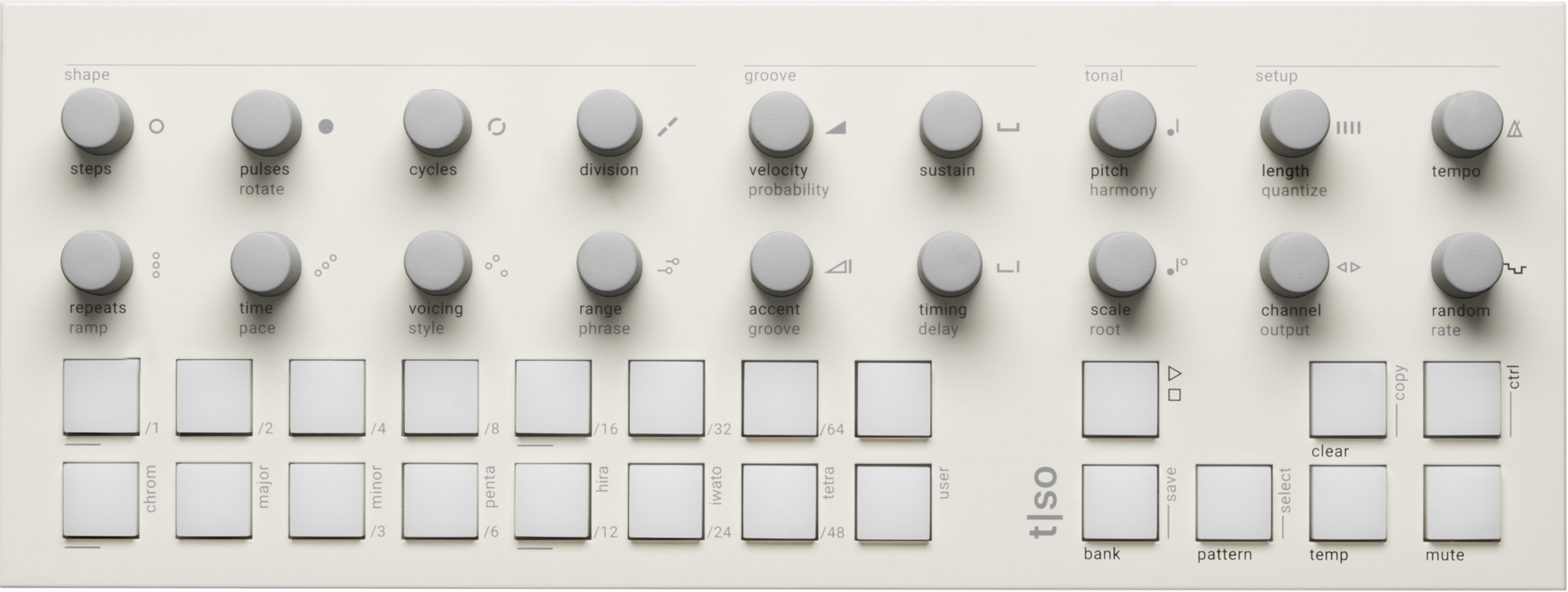 Torso Electronics T-1 Algorithmic Sequencer Blanco