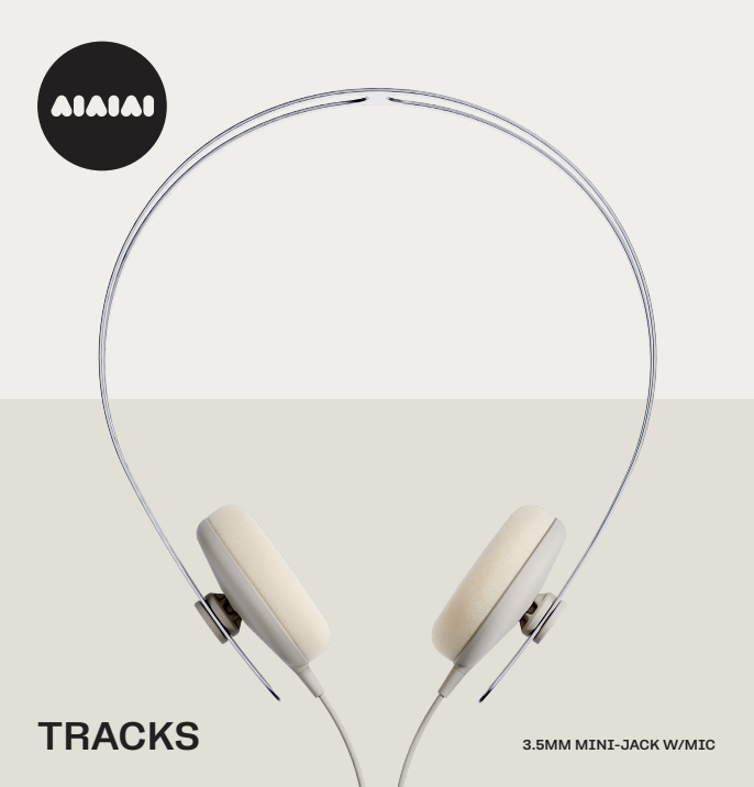 AIAIAI Tracks White 3.5 mm