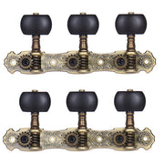 Ortola Par Clavijeros Guitarra Negros Bronce