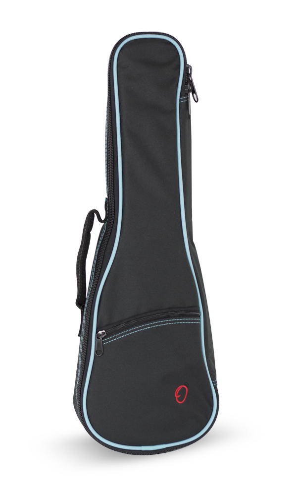 Ortola Funda Ukelele Concierto 10 mm Negro/gris