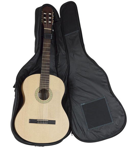 Ortola Funda Guitarra Clasica 10 mm Negro /Gris