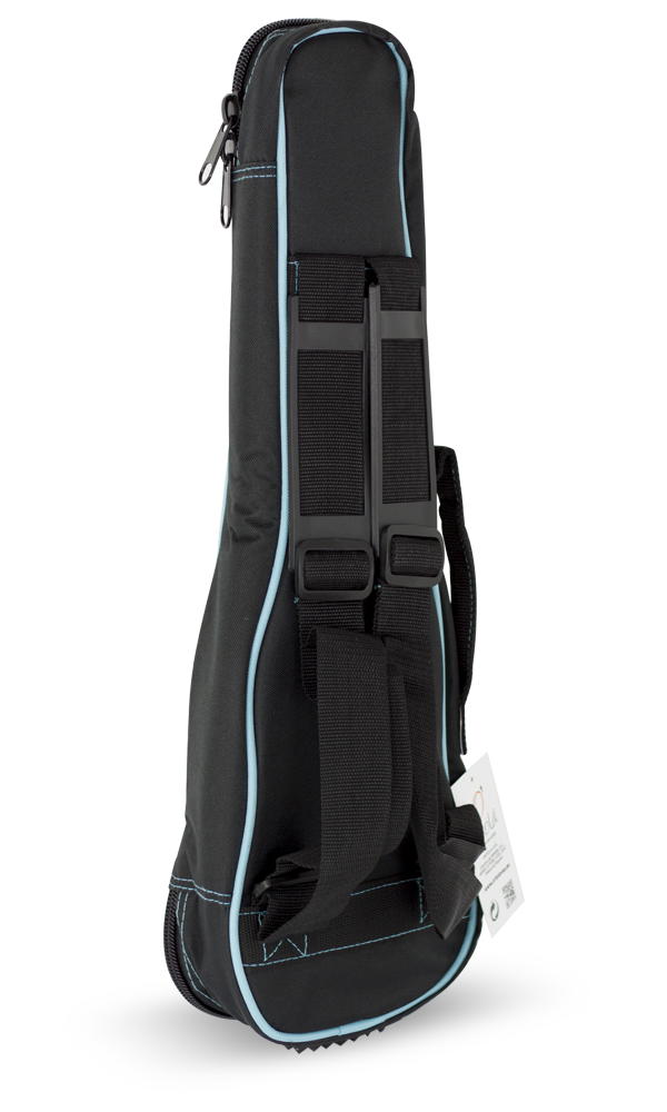 Ortola Funda Ukelele Concierto 10 mm Negro/gris