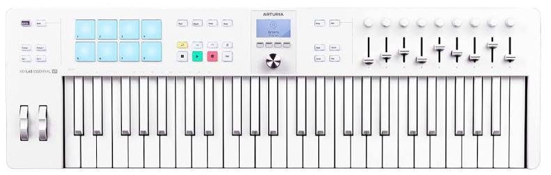 ARTURIA KEYLAB ESSENTIAL 49 MK3 ALPINE WHITE (B-Stock)
