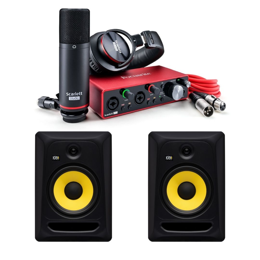 Scarlett 2i2 Studio + 2 Krk Classic 7