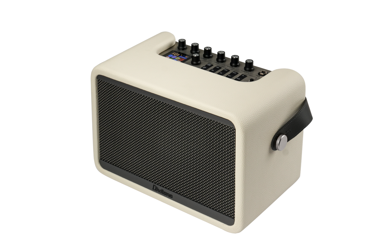 DIVITONE DAM-20 White Desktop Guitar Amplifier