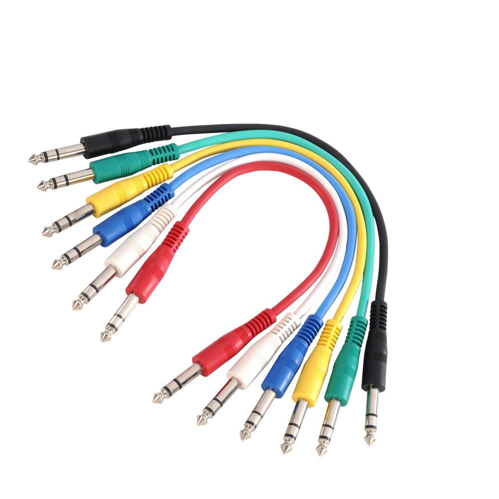 Adam Hall Cable Patch Cable Set 6.3 mm 1,2m