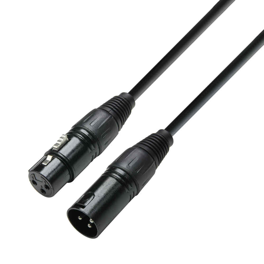 Adam Hall Cable DMX 3 pines XLRm - XLRh 6m