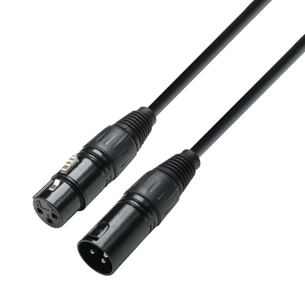 Adam Hall Cable DMX 3 pines XLRm - XLRh 10m