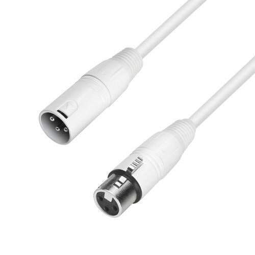 Adam Hall Cable XLRm-XLRh 15m Blanco