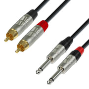 Adam Hall Cable 2 x RCA - 2 x Jack 3m