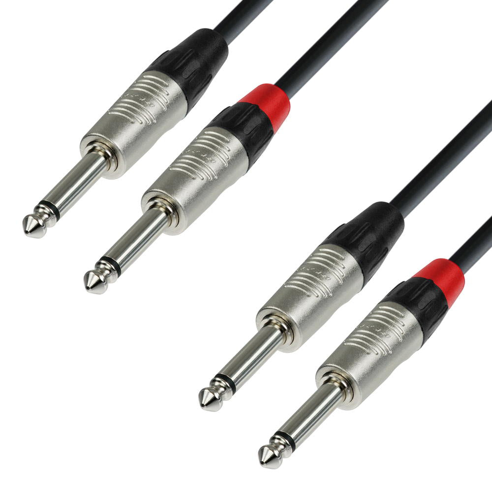 Adam Hall Cable REAN 2 x Jack - 2 x Jack 1.5 m