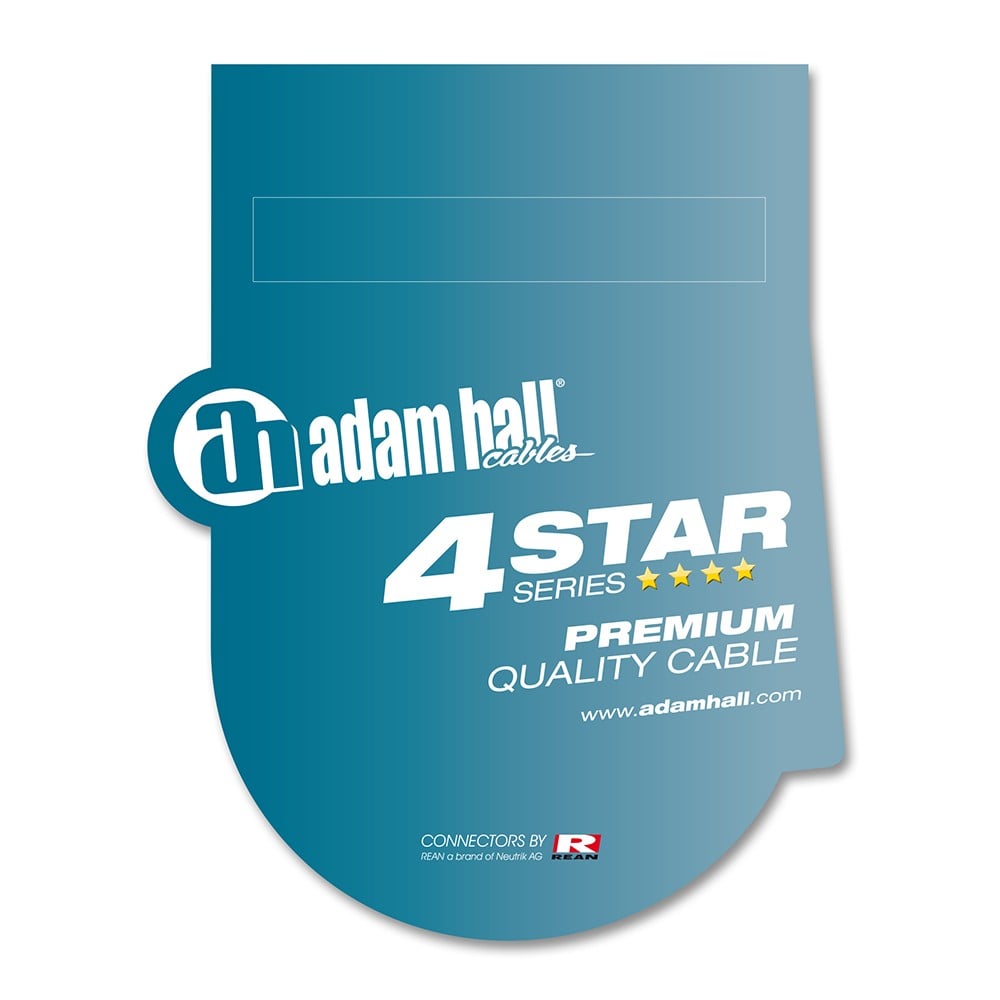 Adam Hall Cable K4 YVPP 0300 jack 6,3mm stereo a 2 jack 3m