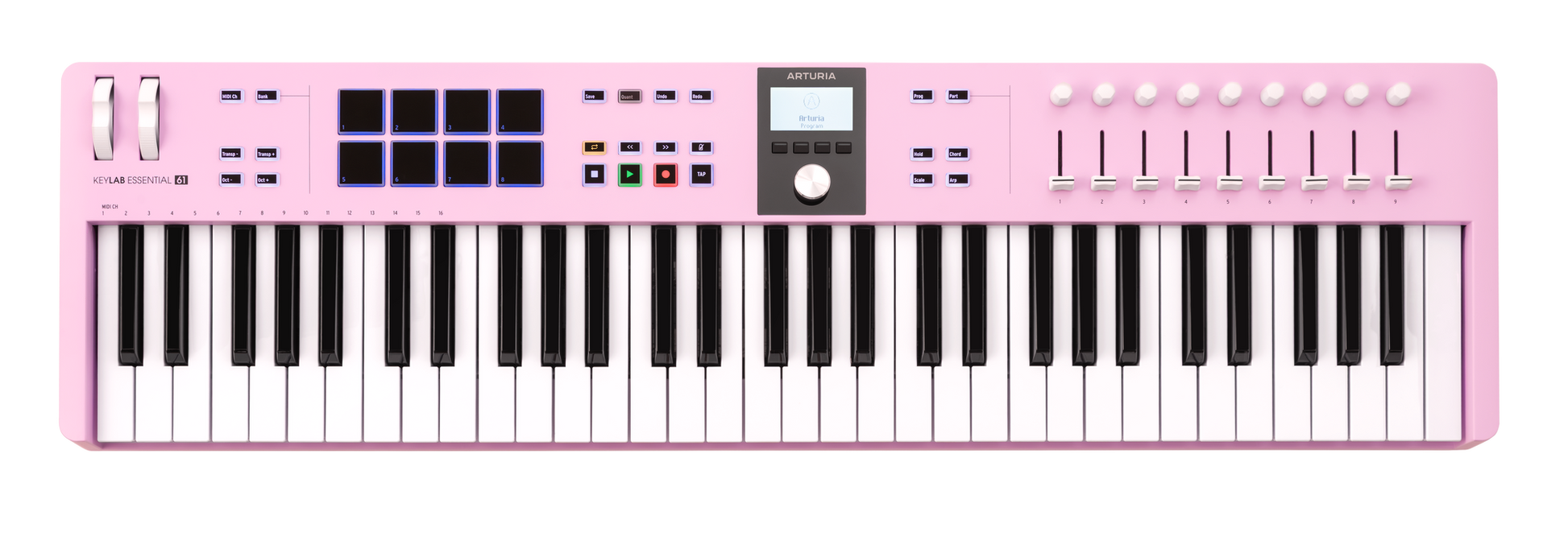 ARTURIA KEYLAB ESSENTIAL 61 MK3 ROSE QUARTZ
