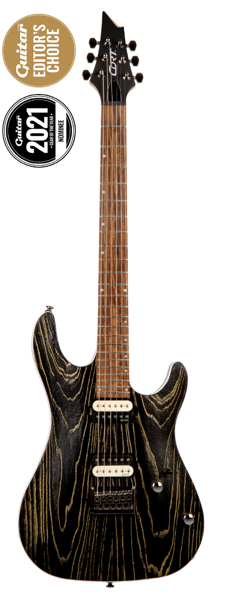 CORT Guitarra Eléctrica Kx300 Etched Black G