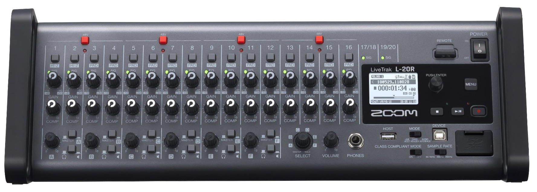Zoom LiveTrak L-20R