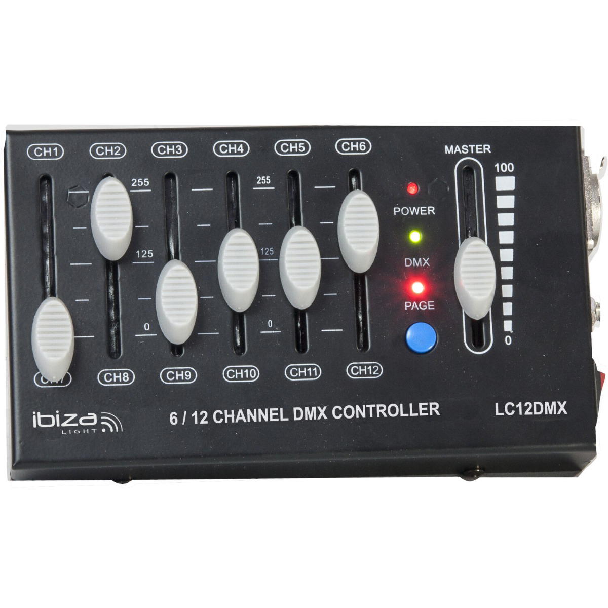 IBIZA LIGHT LC12DMX 12 CHANNELS MINI DMX CONTROLLE