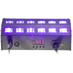 IBIZA LIGHT LED-UV24 24x3W UV LEDS PROJECTOR, DMX