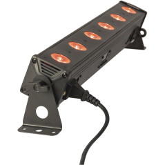 IBIZA LIGHT LEDBAR6-RC 6 x 8W RGBW 4-IN-1 LED BAR