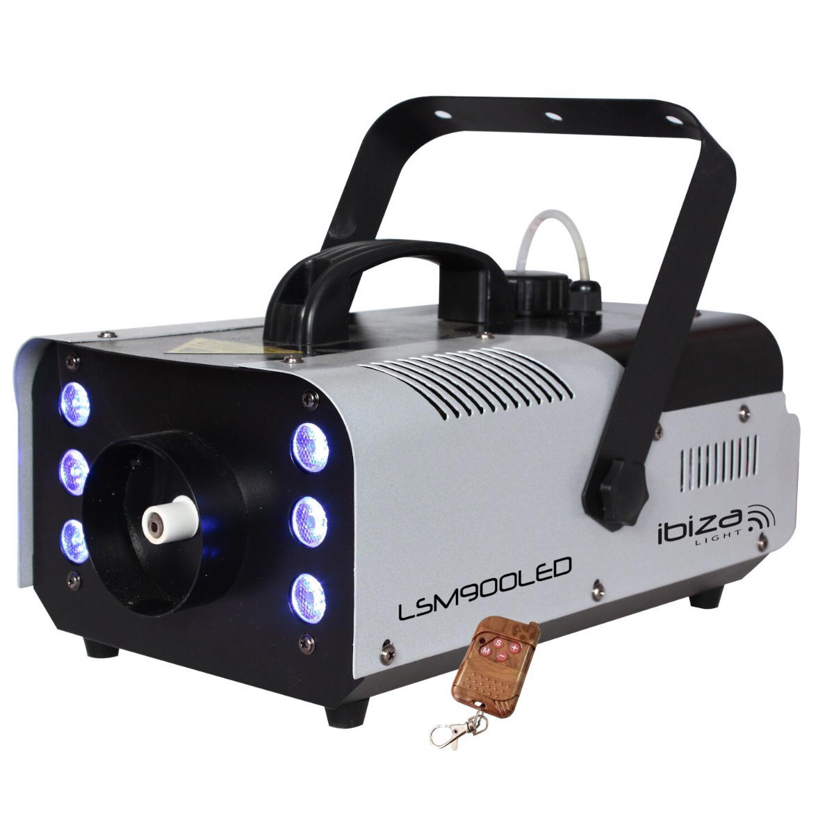 IBIZA LIGHT LSM900LED 900W FOG MACHINE + 6x3W