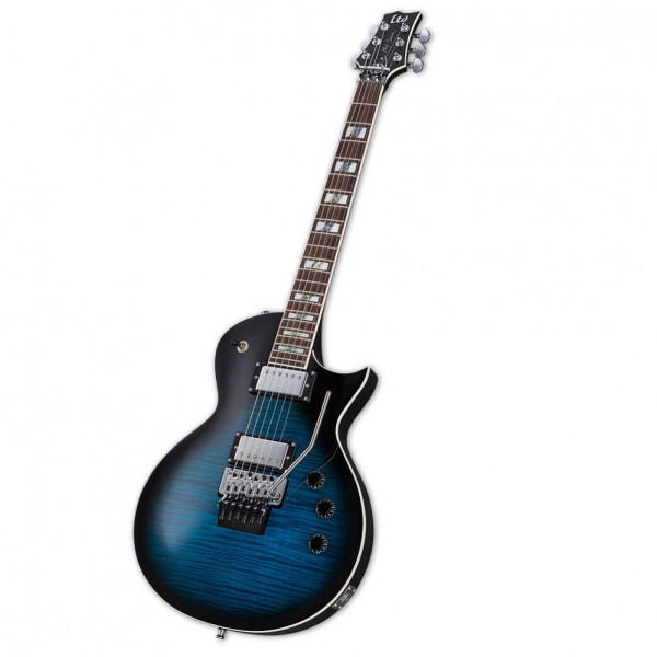 LTD AS-1FR  ALEX SKOLNICK BLACK AQUA SUNBURST 