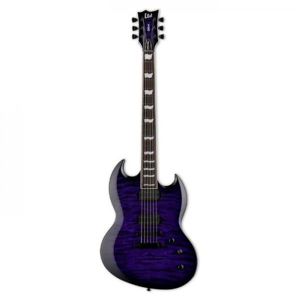 LTD VIPER-1000 SEE THRU PURPLE SUNBURST