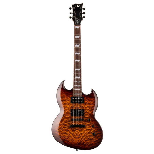 LTD VIPER-256 DARK BROWN SUNBURST