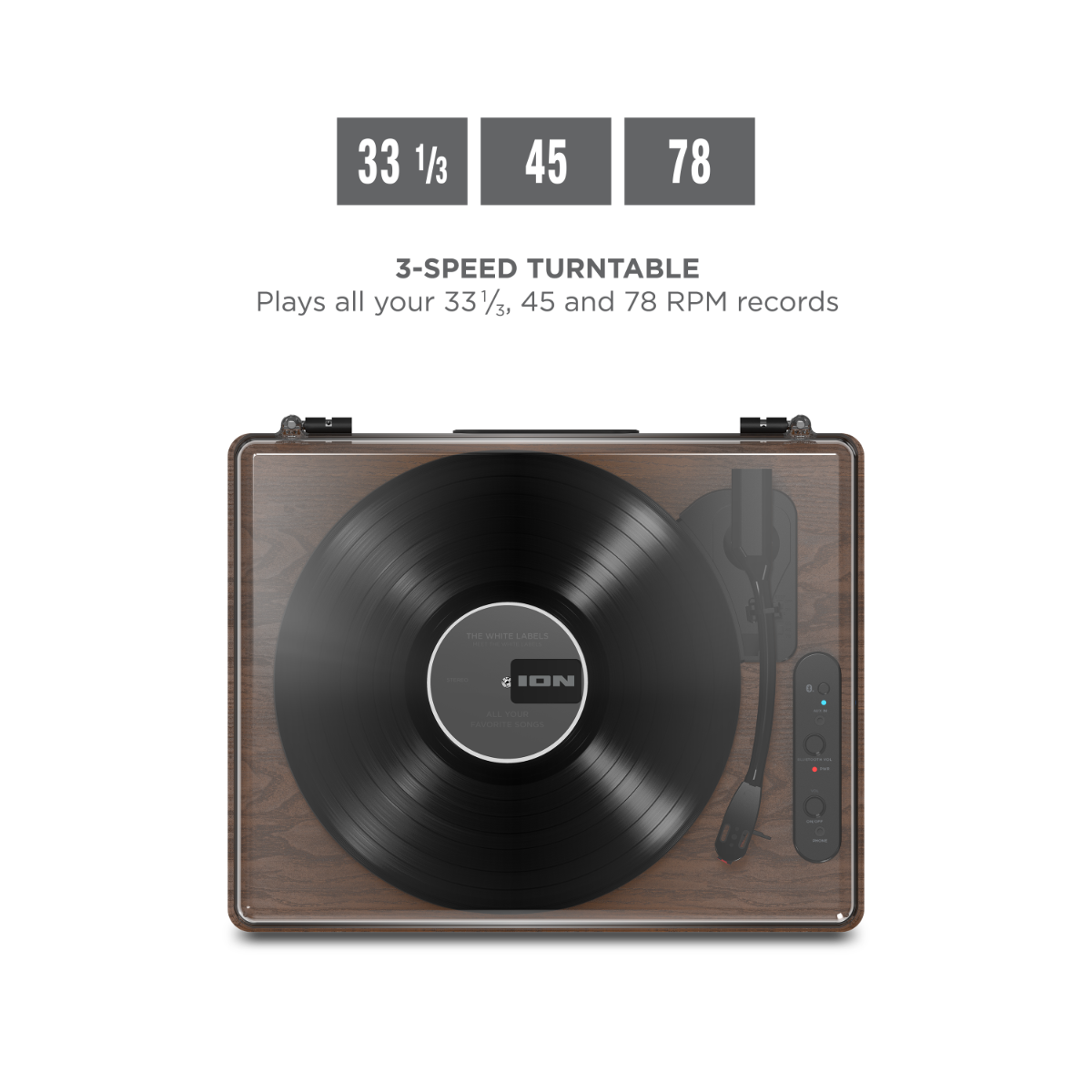 ION Luxe LP Plato giradiscos Bluetooth
