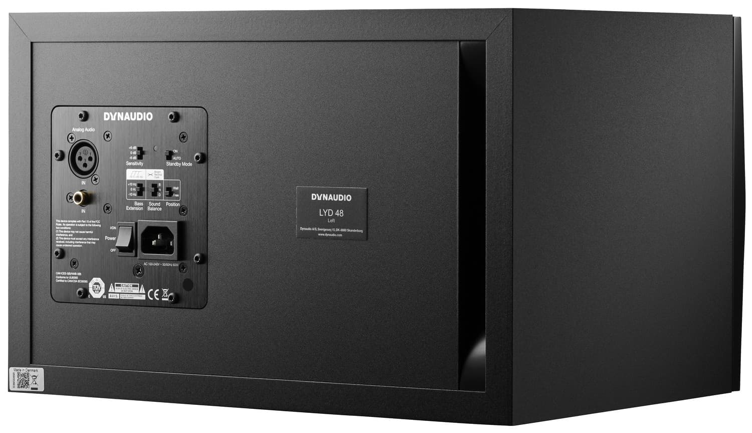 Dynaudio LYD-48 Black (Left)
