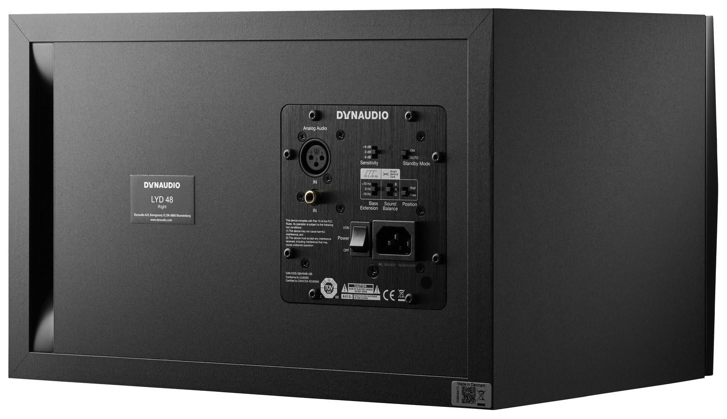 Dynaudio LYD-48 Black (Right)