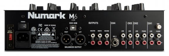 Numark M6 USB Black Mesa de DJ