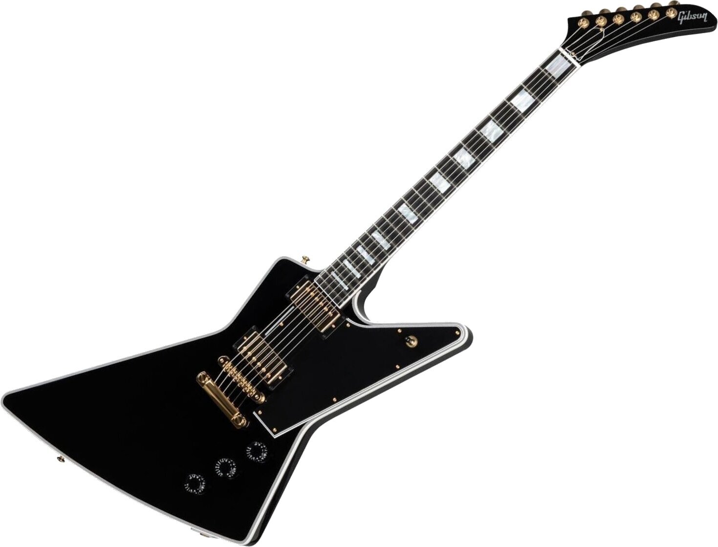 GIBSON EXPLORER CUSTOM EBONY GOLD HARDWARE