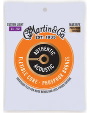 MARTIN CUERDAS AUTHENTIC SP FLEXIBLE PHOSPHOR/BZ 92/8 LIGHT 11-52