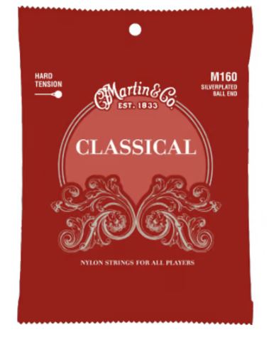 JUEGO DE CUERDAS MARTIN NYLON CLASSICAL CLEAR & SILVER (BALL END) T-ALTA