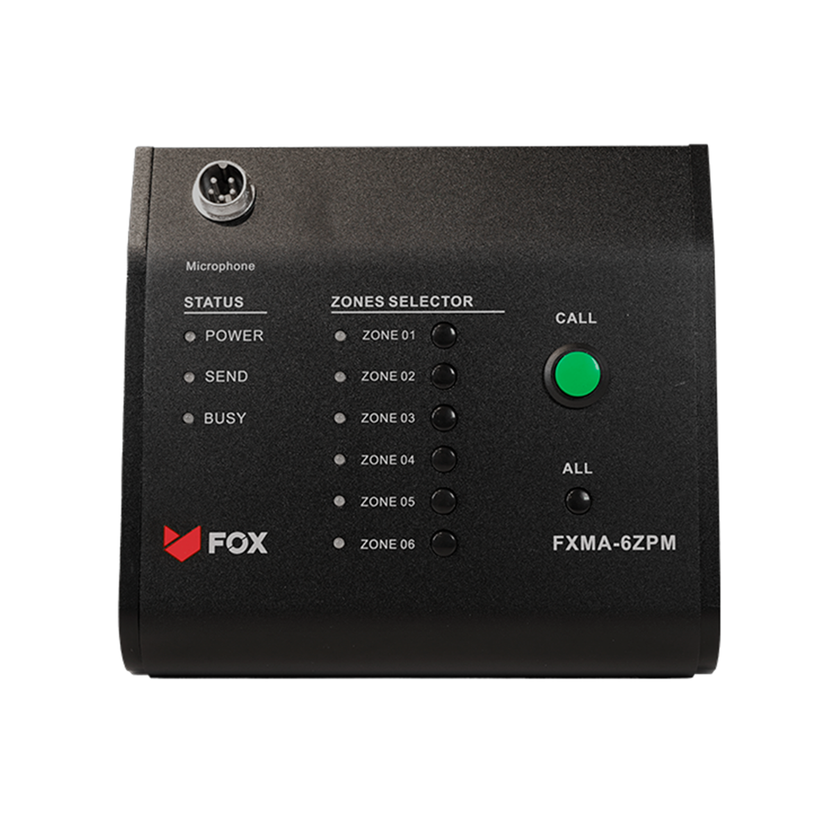 FOX FXMA-6ZPM Micrófono de megafonía