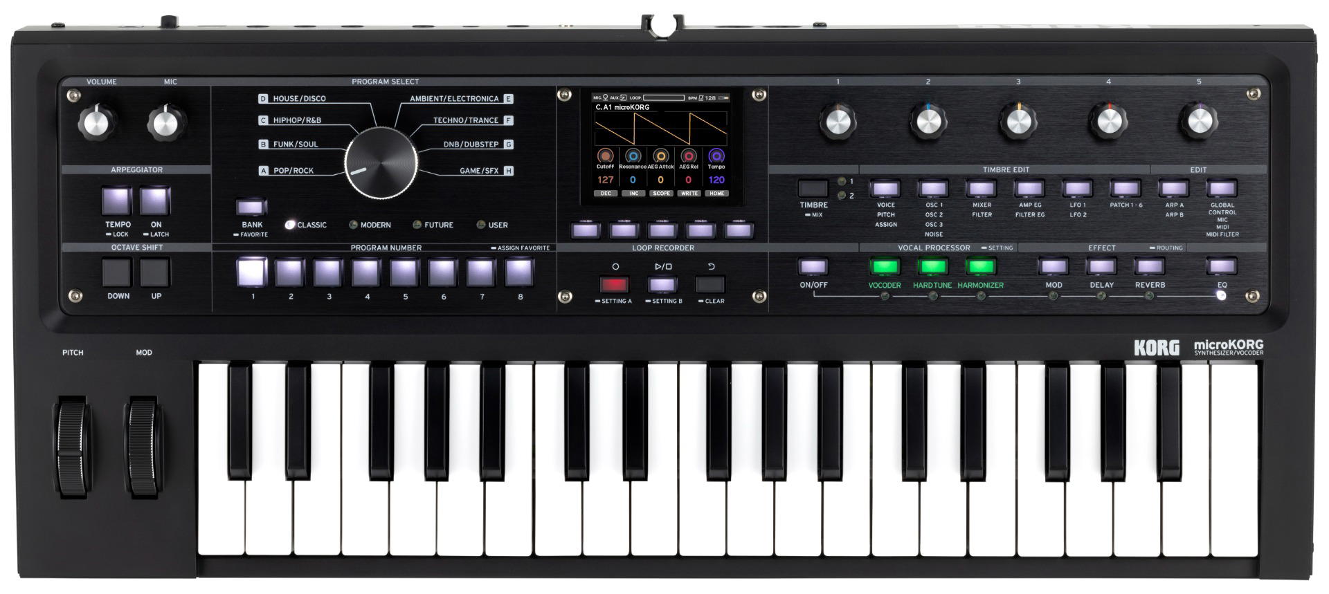 KORG MICROKORG 2 BLACK LIMITED EDITION