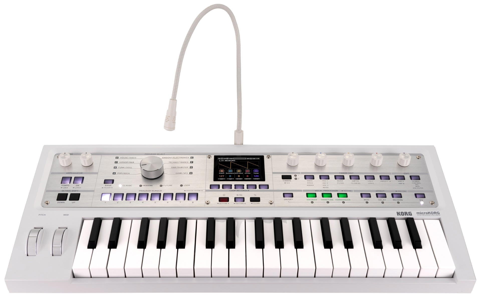 KORG MICROKORG 2 WHITE LIMITED ED