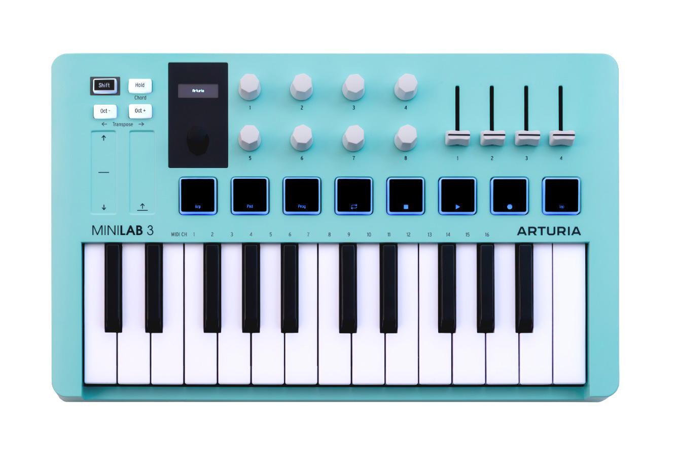 Arturia MiniLab 3 Aquamarine