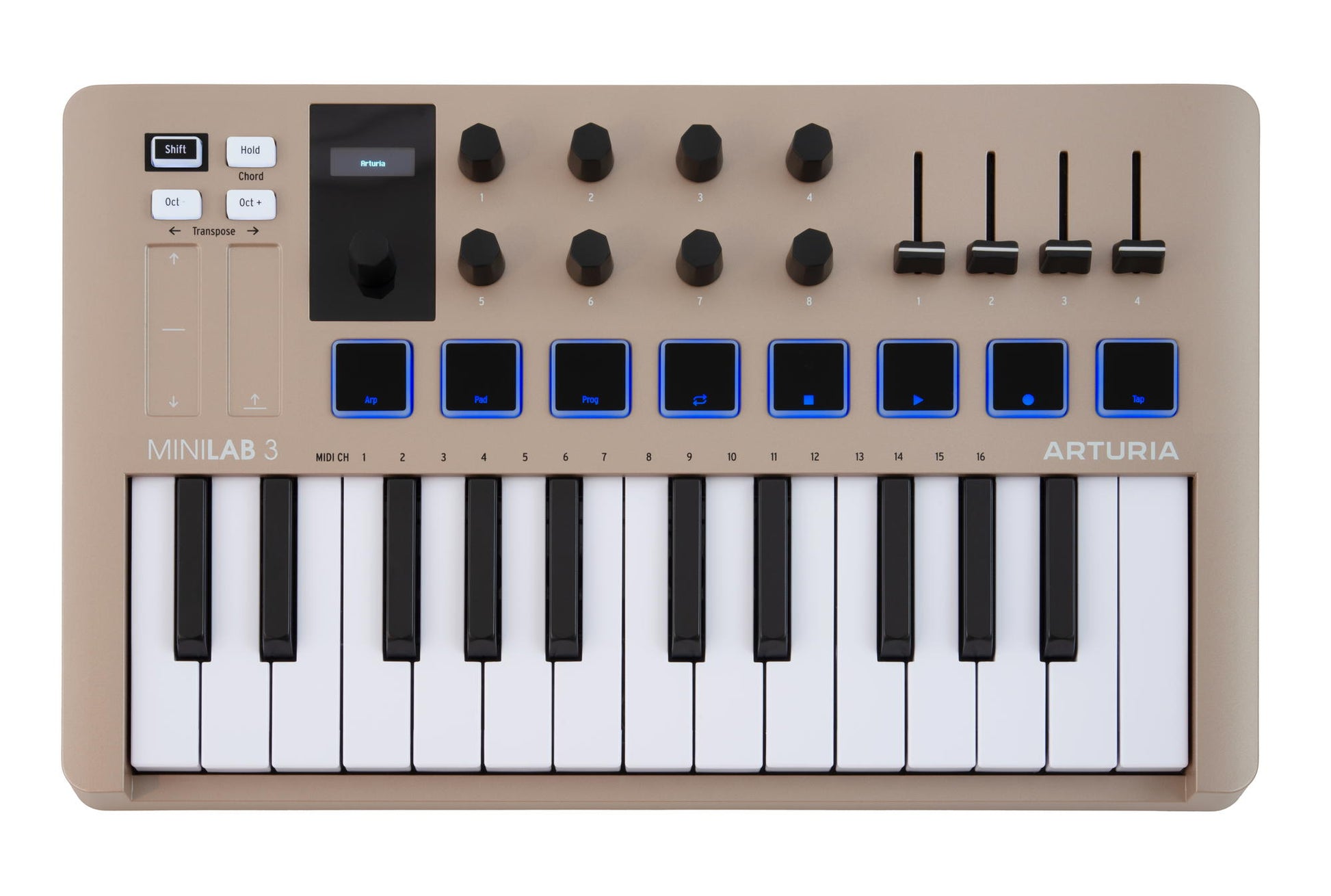 ARTURIA MINILAB 3 CHAMPAGNE