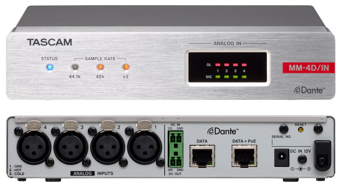 TASCAM MM-4D/IN-X