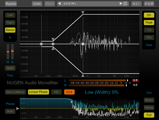NUGEN Monofilter > Monofilter V4 UPG