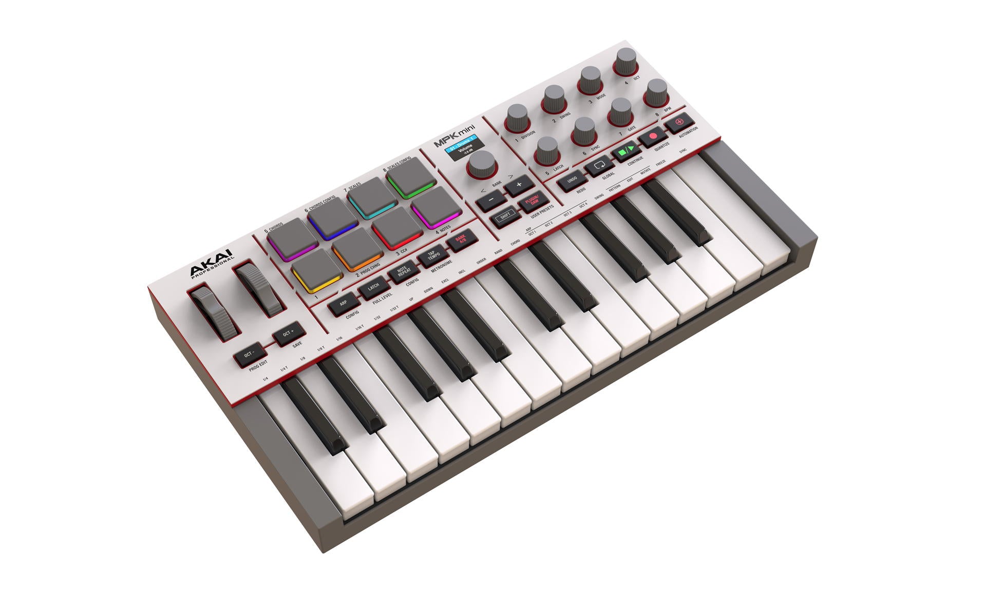 Akai MPK Mini IV Blanco/Gris